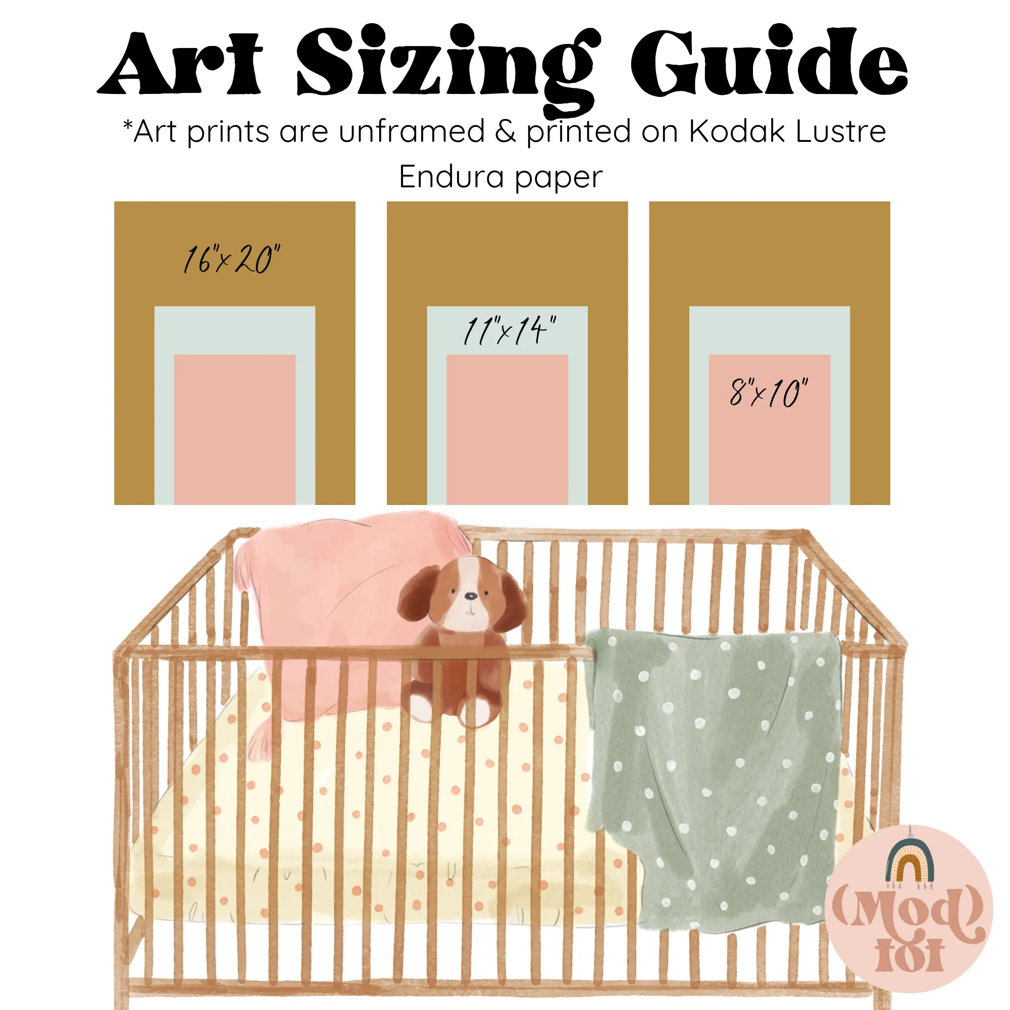 Vintage Earthy Floral Nursery Starter Crib Bedding Set