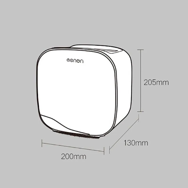 Wall Mounted Waterproof Toilet Paper Holder Tissue Box Roll Paper Tube Paper Storage Rack