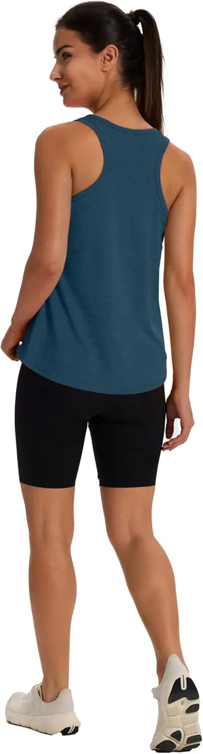 WIHOLL Women's Workout Tank Tops Sleeveless Athletic Racerback for Gym Yoga Running - Summer Fitness Tops Scoop Neck (S-XXL)