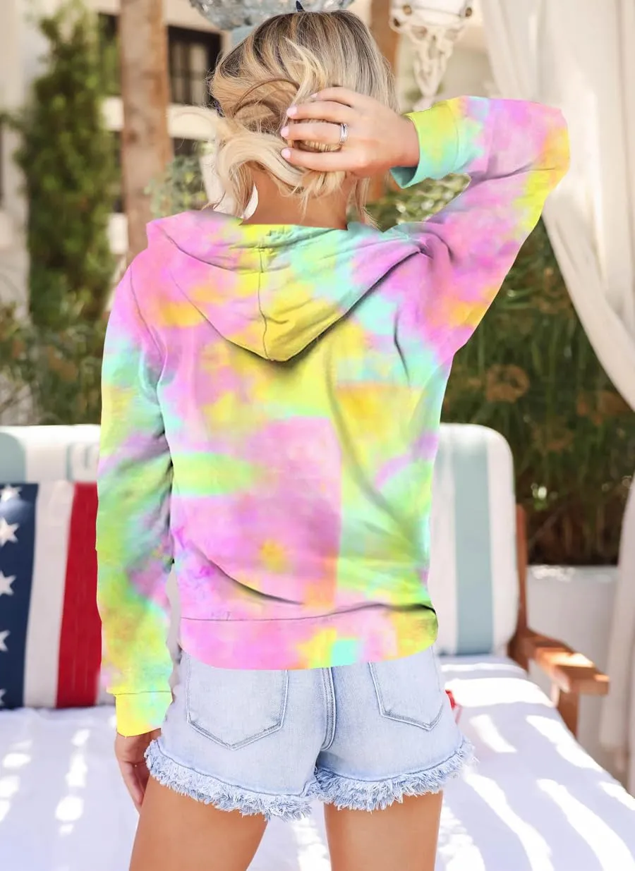 Women Hoodies Pullover Casual Thin Sweatshirts with Pockets Loose Fit Long Sleeve Drawstring Design Hoody Sweatshirt