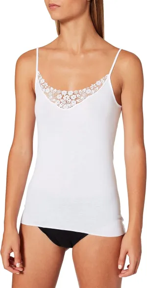 Women's 11451 Feminine Sense Lace Trim Camisole