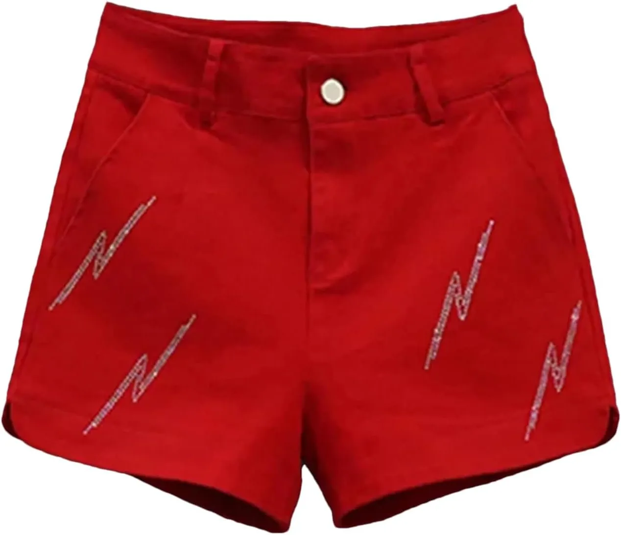 Womens Black Denim Shorts High Waist Slim A-Line Spring Summer Casual Hot Pants