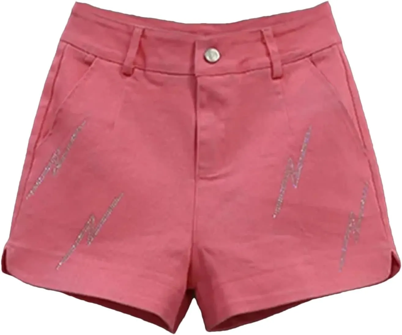 Womens Black Denim Shorts High Waist Slim A-Line Spring Summer Casual Hot Pants