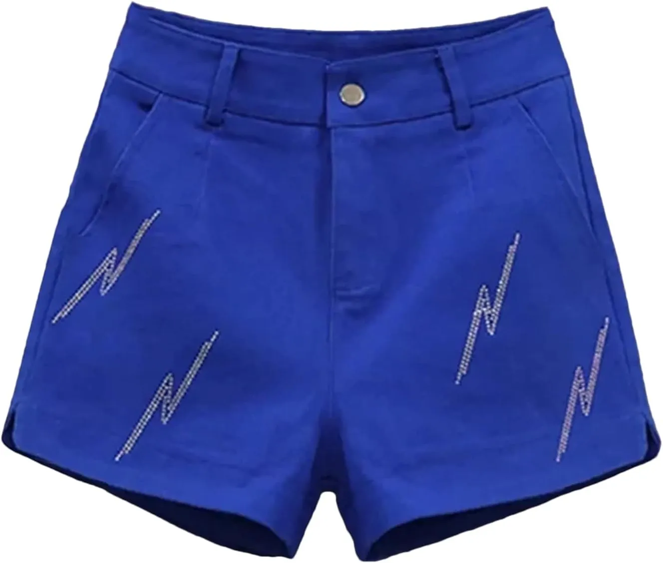 Womens Black Denim Shorts High Waist Slim A-Line Spring Summer Casual Hot Pants
