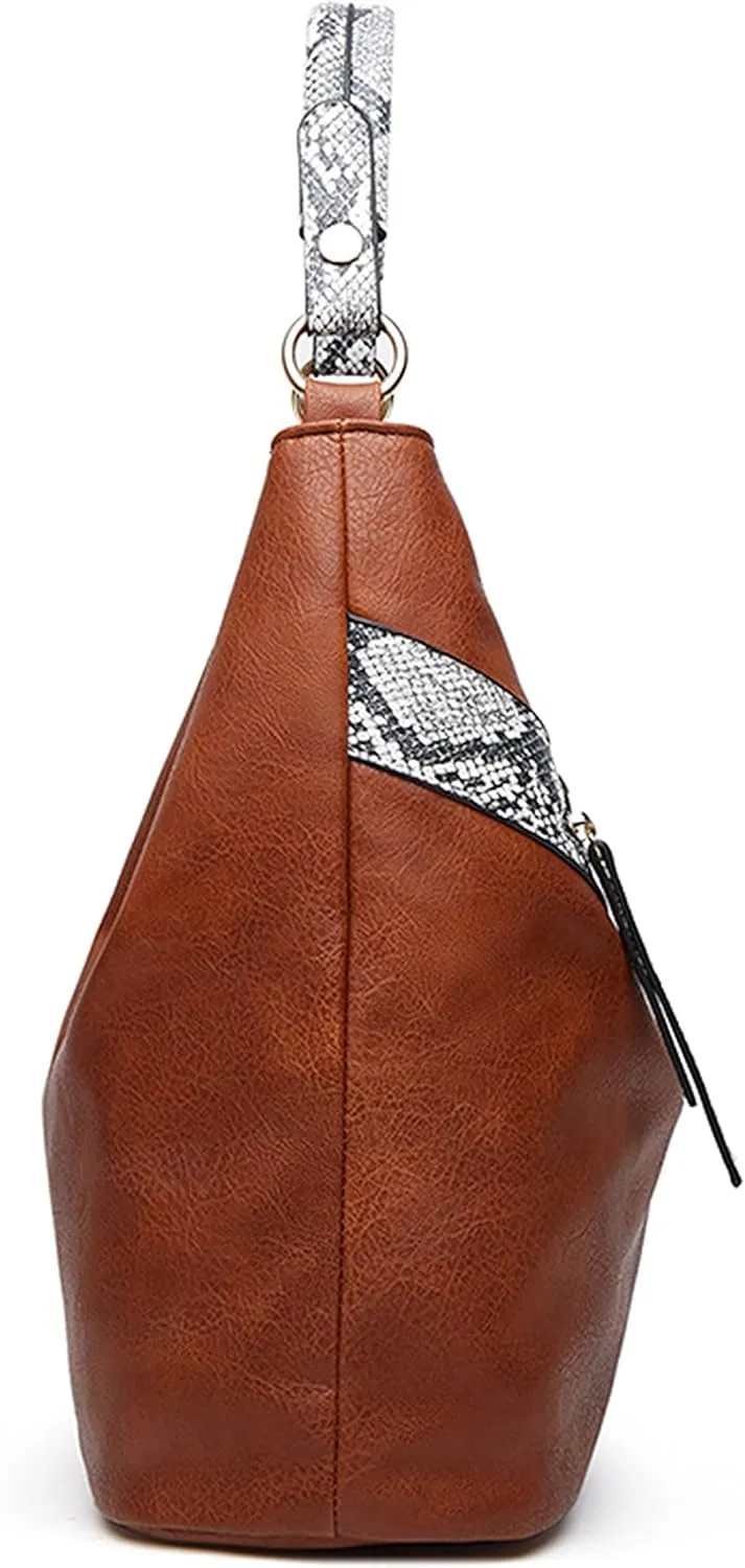 Women's Handbags Female Bucket Shoulder Bags for Travel Feminine Retro Leather Large Messenger bag