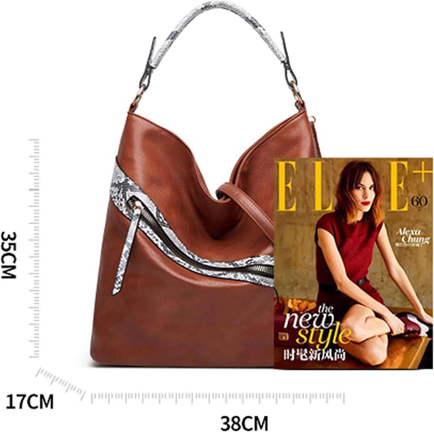 Women's Handbags Female Bucket Shoulder Bags for Travel Feminine Retro Leather Large Messenger bag
