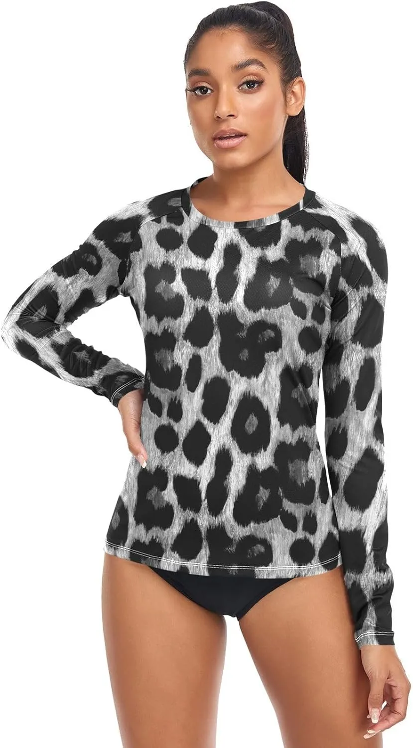 Women's Rash Guard Shirts, UPF 50  Long Sleeve Swimsuit Top Bathing Suit XS-XXL